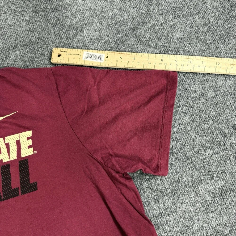 Nike Florida State Seminoles Football T Shirt Mens XL Garnet FSU NCAA Graphic